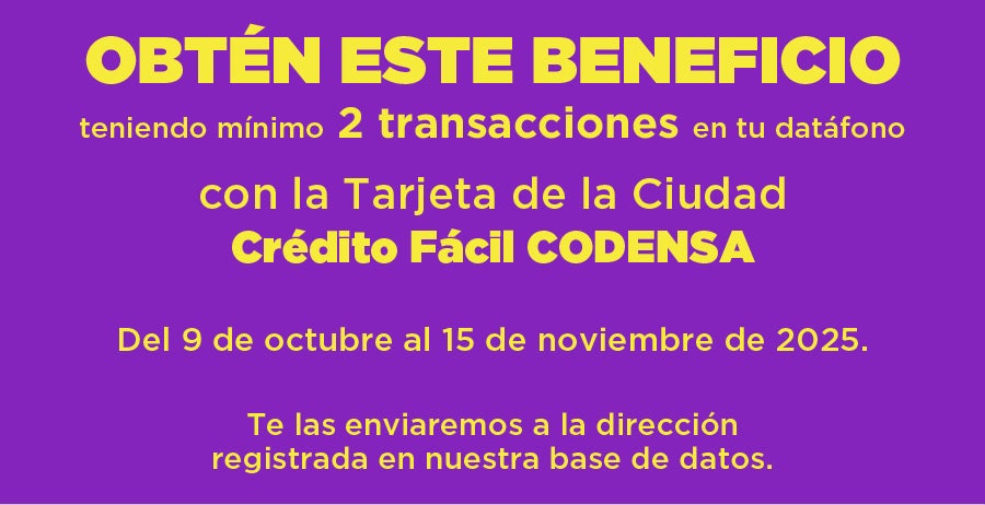 Crédito f´cil codensa